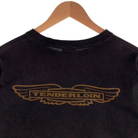 TENDERLOIN テンダーロイン Hide and Seek ハイドアンドシーク イーグルプリント 半袖 Tシャツ チャコールグレー Size M 福生店