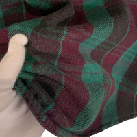 90's ST JOHN’S BAY セントジョーンズベイ チェック フランネルシャツ グリーン パープル USA製 Size M 福生店