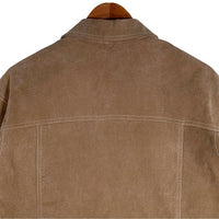 TCM ティーシーエム Echtes Leather 豚革スプリット レザージャケット ベージュ Size XL 福生店