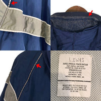 00's U.S.AIR FORCE 米空軍 ナイロン トレーニングジャケット ネイビー リフレクター 04年会計 8415-01-518-4607 Size M-R 福生店