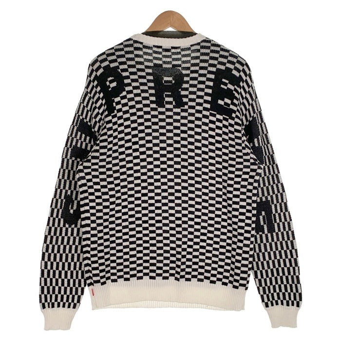 SUPREME シュプリーム 20SS Back Logo Sweater バックロゴ セーター チェッカーフラッグ ブラック ホワイト コ –  GolRagオンラインショップ
