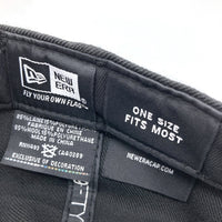 A BATHING APE アベイシングエイプ 24karats トゥエンティーフォーカラッツ New Era ニューエラ サル刺繍 型押し 9FIFTY キャップ ブラックxゴールド sizeF 瑞穂店