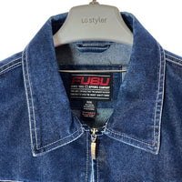 FUBU フブ ジップアップデニムジャケット ブルー sizeXXXL 瑞穂店