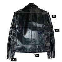 Schott ショット 613UHT HORSEHIDE ONE STAR TALL ホースハイド ワンスター トール ダブル ライダースジャケット ブラック size44 瑞穂店