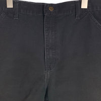 00's Carhartt カーハート ダック ペインターショートパンツ ワーク ブラック B26 BLK メキシコ製 Size 36 福生店