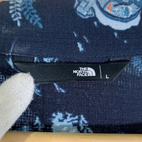 THE NORTH FACE ノースフェイス Aloha Vent Shirt アロハベントシャツ 半袖 ポリエステル ネイビー NR22330 Size L 福生店