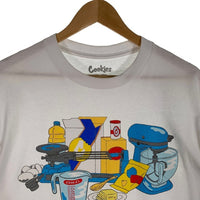 Cookies クッキーズ プリント Tシャツ ホワイト Size M 福生店