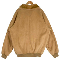 Sean John ショーンジョン ファー レザー ジップアップ ジャケット ベージュ Size 2XL 福生店