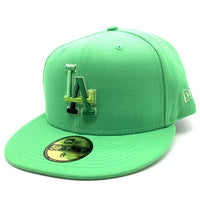 New Era ニューエラ 59FIFTY MLB ロサンゼルス・ドジャース ベースボールキャップ 1988ワールドシリーズワッペン ライムグリーン Size 8 (63.5cm) 福生店