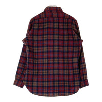 PENDLETON ペンドルトン 70's USA製 ウールシャツ 片ポケット ボルドーxブラウン sizeM 瑞穂店