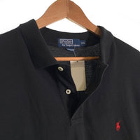 Polo by Ralph Lauren ポロラルフローレン 鹿の子 ロングスリーブ ポロシャツ ブラック Size XXL 福生店