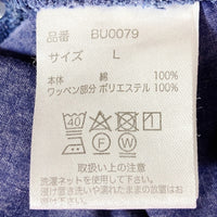 BLESS U ブレスユー duck wash double knee shorts ダブルニー ショートパンツ ブルー sizeL 瑞穂店
