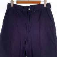 90's STUSSY ステューシー キャンバスコットン トラウザーパンツ ネイビー 中国製 紺タグ Size 32 福生店