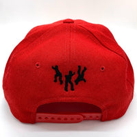 90's TOMMY BOY トミーボーイ BB CAP 刺繡 6パネル ベースボールキャップ スナップバック レッド YOUNGUN 福生店