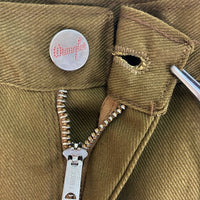Wrangler ラングラー 70's USA製 センタープレス ツイル 5ポケットパンツ ブラウン size36 瑞穂店