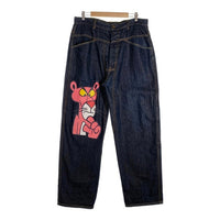 00's Marithé François Girbaud マリテフランソワジルボー バギーデニムパンツ インディゴ ピンクパンサープリント Size 36 福生店