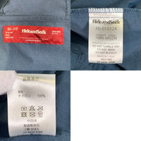 Hide and Seek ハイドアンドシーク 24SS Nylon Anrack ナイロン アノラック プルオーバージャケット ネイビー HJ-010124 Size M 福生店