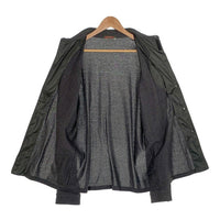 PRADA SPORT プラダスポーツ ラバーパッチ 鹿の子 ボタンシャツ 長袖 チャコールグレー Size L 福生店