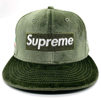 SUPREME シュプリーム 22AW New Era ニューエラ 59FIFTY Velour Box Logo ベロアボックスロゴ ベースボールキャップ グリーン Size 7 5/8 (60.6cm) 福生店
