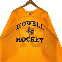 90's HOWELL HOCKEY ハウエル・バイキングス メッシュ ホッケージャージ イエロー USA製 Size XL 福生店