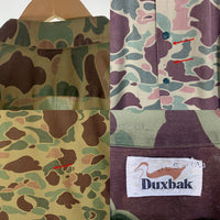 70's Duxbak ダックスバック ダックハンターカモ 半袖シャツ グリーン Size L 相当 福生店