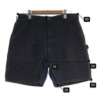 00's Carhartt カーハート ダック ペインターショートパンツ ワーク ブラック B26 BLK メキシコ製 Size 36 福生店