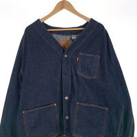 LEVI'S PREMIUM リーバイス ENGINEER CARDIGAN エンジニアカーディガン ノーカラーデニムジャケット インディゴ BIGE A7139-0003 Size L 福生店