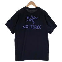 ARC'TERYX アークテリクス Emblem SS Crew 半袖 Tシャツ ブラック ブルー Size L 福生店
