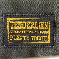 TENDERLOIN テンダーロイン コットン チェーン刺繡 半袖 ワークシャツ ブラック SizeM 瑞穂店