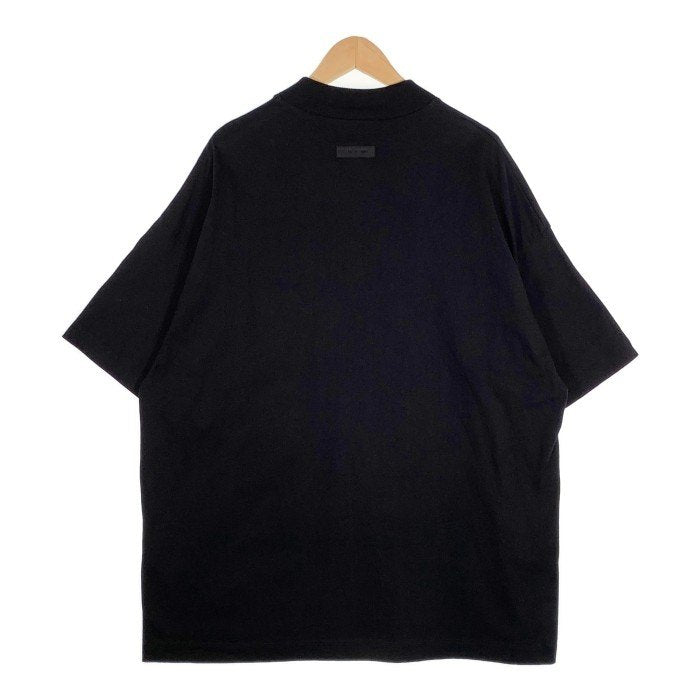 ESSENTIALS FEAR OF GOD エッセンシャルズ フィアオブゴッド 23AW ラバーロゴプリント Tシャツ ブラック Size M 福生店