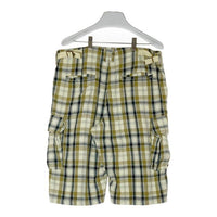 STUSSY ステューシー AUTHENTIC チェック ハーフパンツ イエロー size32 瑞穂店