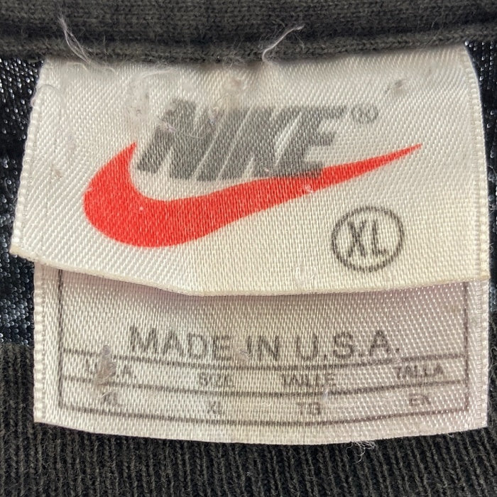 NIKE ナイキ 90's USA製 プリントTシャツ ブラック sizeXL 瑞穂