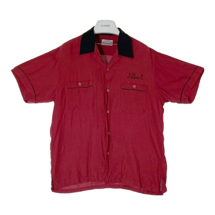 Jungle Storm ジャングルストーム 50s ボーリングシャツ レッド