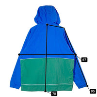 Reebok リーボック PREASURES プレジャーズ FH9299 アノラックジャケット ブルーxグリーン sizeL 瑞穂店