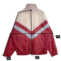 90's~ Bukta バクタ セビージャFC トラックジャケット ナイロン ホワイト ボルドー Size XL 福生店
