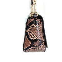 FURLA フルラ WB00393 マヤ クロスボディ パイソン柄 ミニショルダーバッグ ブラック 瑞穂店