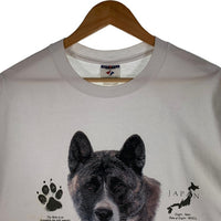 90-00's 秋田犬 プリントTシャツ ホワイト JERZEES 2枚タグ Size XXL 相当 福生店
