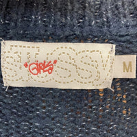 Stussy ステューシー GIRLS ガールズ ウール混 ロングカーディガン ネイビー sizeM 瑞穂店