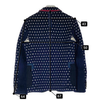 JUNYA WATANABE COMME des GARCONS MAN ジュンヤワタナベ コムデギャルソンマン WH-J010 AD2011 ノルディック柄 ウール ニット テーラードジャケット ネイビー sizeM 瑞穂店