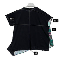 OSMOSIS オズモーシス プリント切替Tシャツ&スカート 593006-127T 593006-128S ブラック sizeONE 瑞穂店