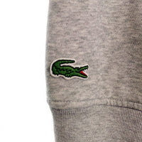 LACOSTE ラコステ ビッグロゴ プルオーバーパーカー フーディー フロッキープリント グレー SH2169 Size US L 福生店