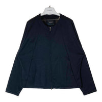 ONE BY OURET ワンバイオーレット クルーネック ジャージジャケット ネイビー size2 瑞穂店