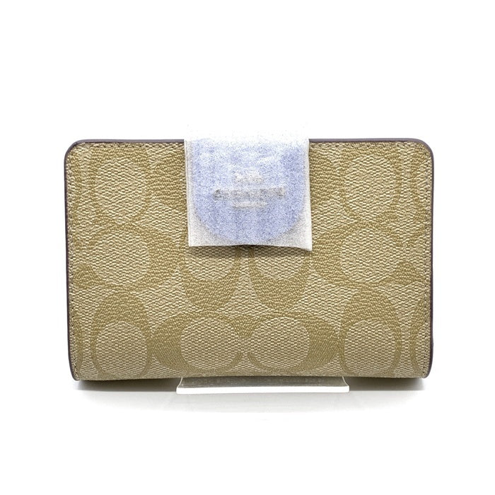 COACH コーチ C0082 シグネチャー 二つ折り財布 PVCレザー