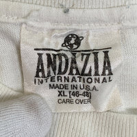 90's Einstein アインシュタイン プリントTシャツ ホワイト ANDAZIA Size XL 福生店