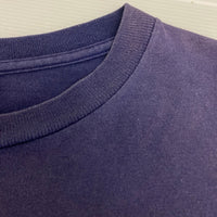 adidas アディダス USA製 万国旗タグ 前後トレフォイル Tシャツ ネイビー sizeL 瑞穂店