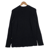 GIANFRANCO FERRE GOLF ジャンフランコフェレ ゴルフ ウール アクリル リブニットセーター ブラック Size L 福生店