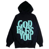 GOD BLESS YOU ゴッドブレスユー ジップアップ フーディー パーカー ブラック Size XL 福生店