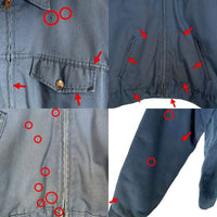 80-90's Dickies ディッキーズ チノツイル ワークジャケット ネイビー 内フリース Size M-R 福生店
