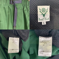 South2 West8 サウス2ウエスト8 Belted C.S. Short - Cotton Twil ベルテッド ショーツ グリーン MR732 Size L 福生店
