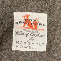 MARGARET HOWELL マーガレットハウエル FOX BROTHERS 579-210904 ダブル ウールジャケット ブラウン sizeS 瑞穂店